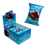 Chocolate Cookie Monster, 12 Count Prime Bites Protein Brownie with 19g Protein and 5g Collagen